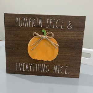 Rae Dunn Pumpkin Spice Sign